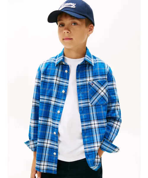 

Рубашка Regular fit Tommy Hilfiger, синий