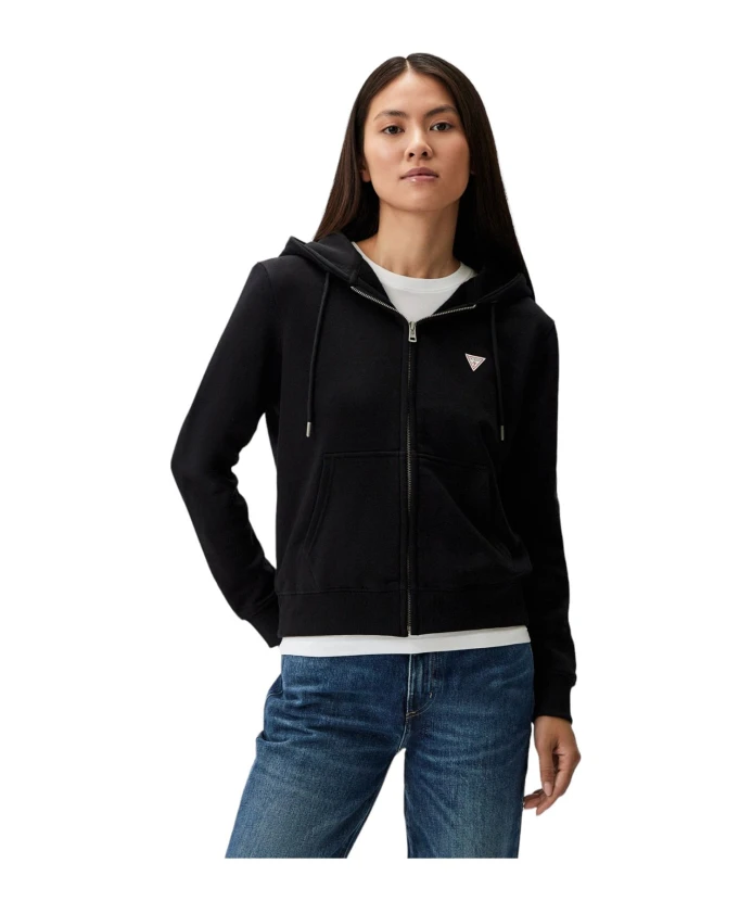 

Толстовка с застежкой-молнией Guess, черный