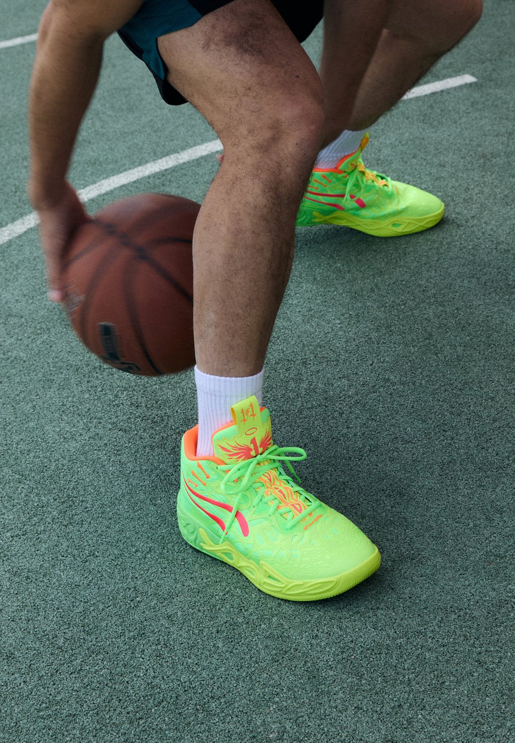 

Баскетбольные кроссовки MELO MB.04 GEM Puma, желтый