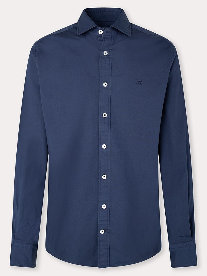 

Hackett London Темно-синяя рубашка