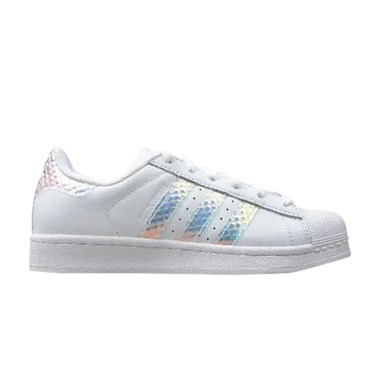 

Кроссовки Adidas Superstar J 'Hologram', белый