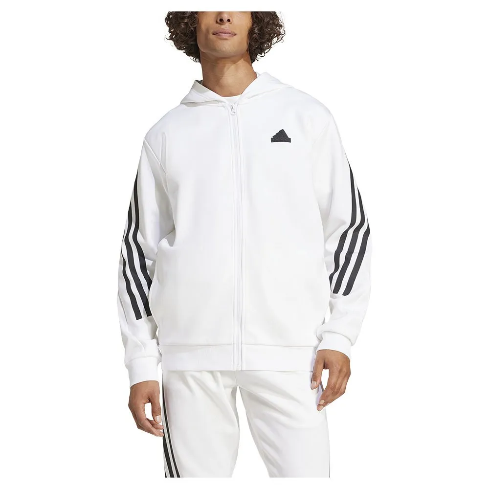 

Толстовка adidas Future Icons 3 Stripes full zip, белый