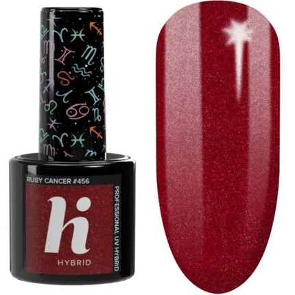 

Гибридный лак для ногтей Zodiac № 456 Ruby Cancer 5 мл, Hi Hybrid