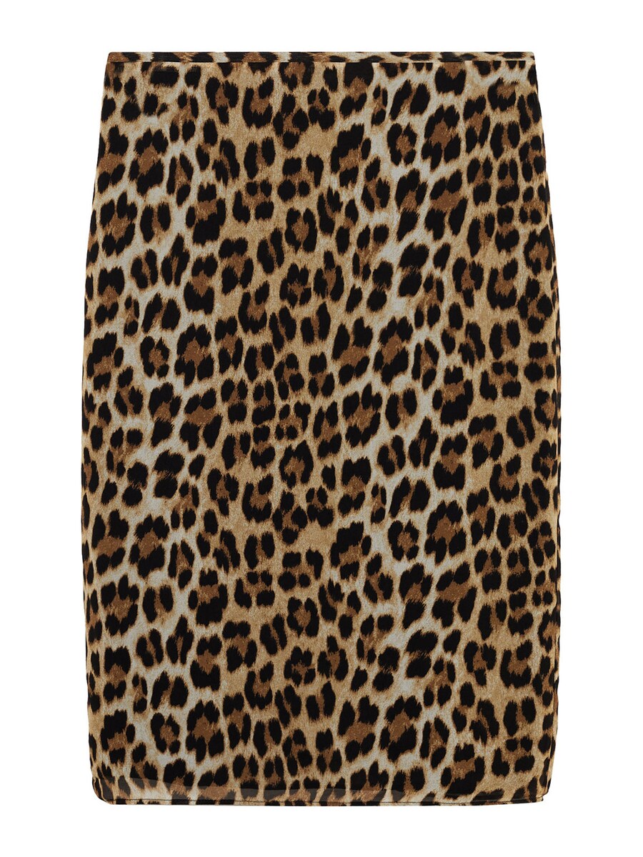 

Юбка миди MANGO Skirt STARK, цвет brown/light brown/dark brown