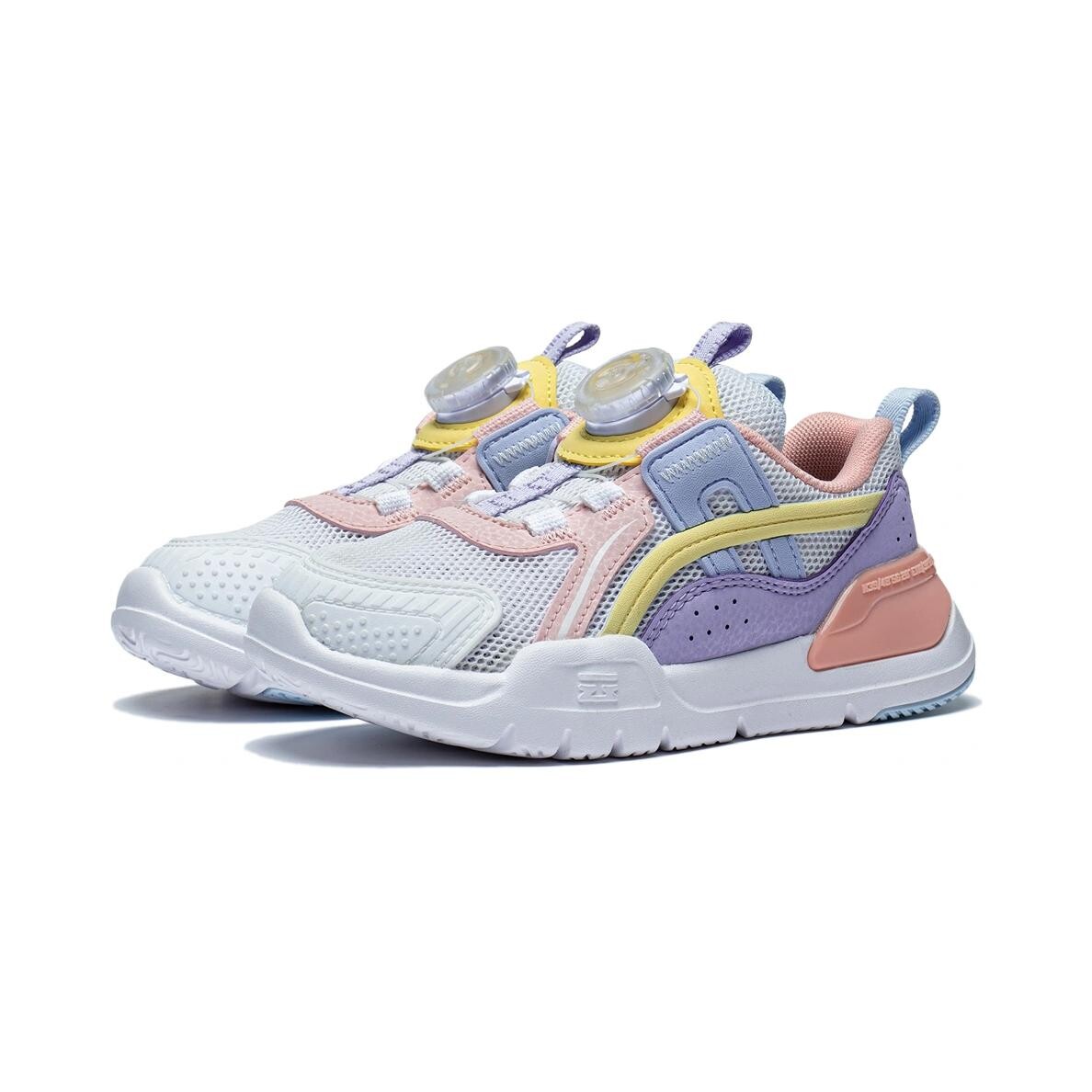 Кроссовки LINING YOUNG Kids Lifestyle Shoes PS Low-top White/purple/pink — фото 4