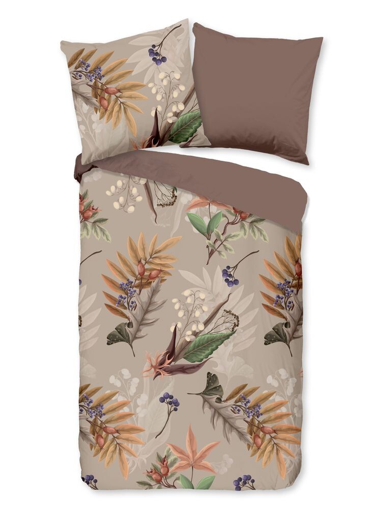 

Постельное белье Good Morning "Отсо" с листьями - мульти - 155 х 220 см - 100% хлопок Muller Textil