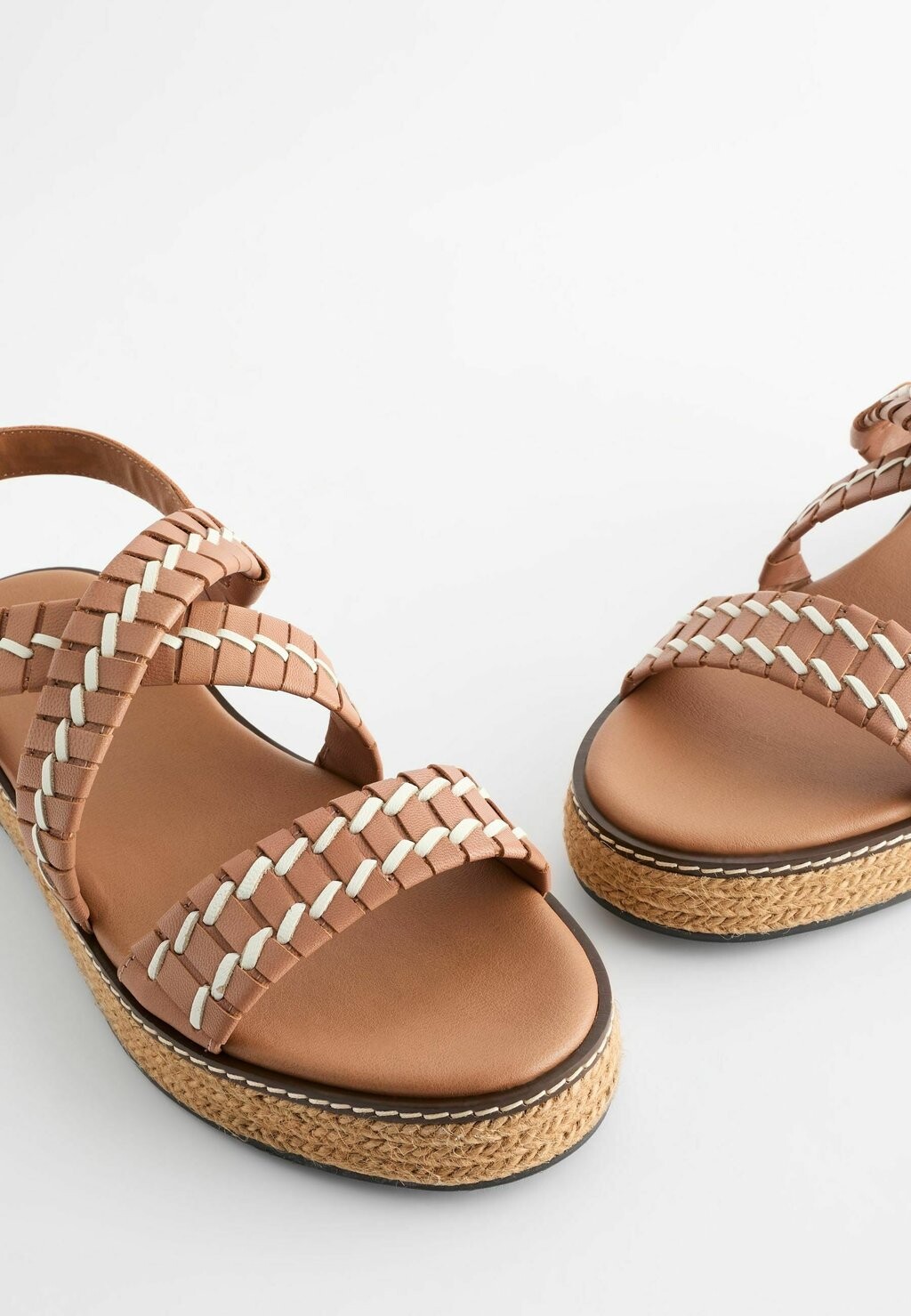 

Босоножки на платформе FOREVER COMFORT WEAVE REGULAR FIT Next, коричневый