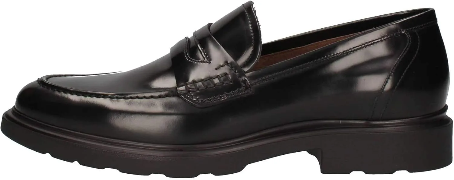 Мужские туфли Nero Giardini A705310U / 100, черная кожа