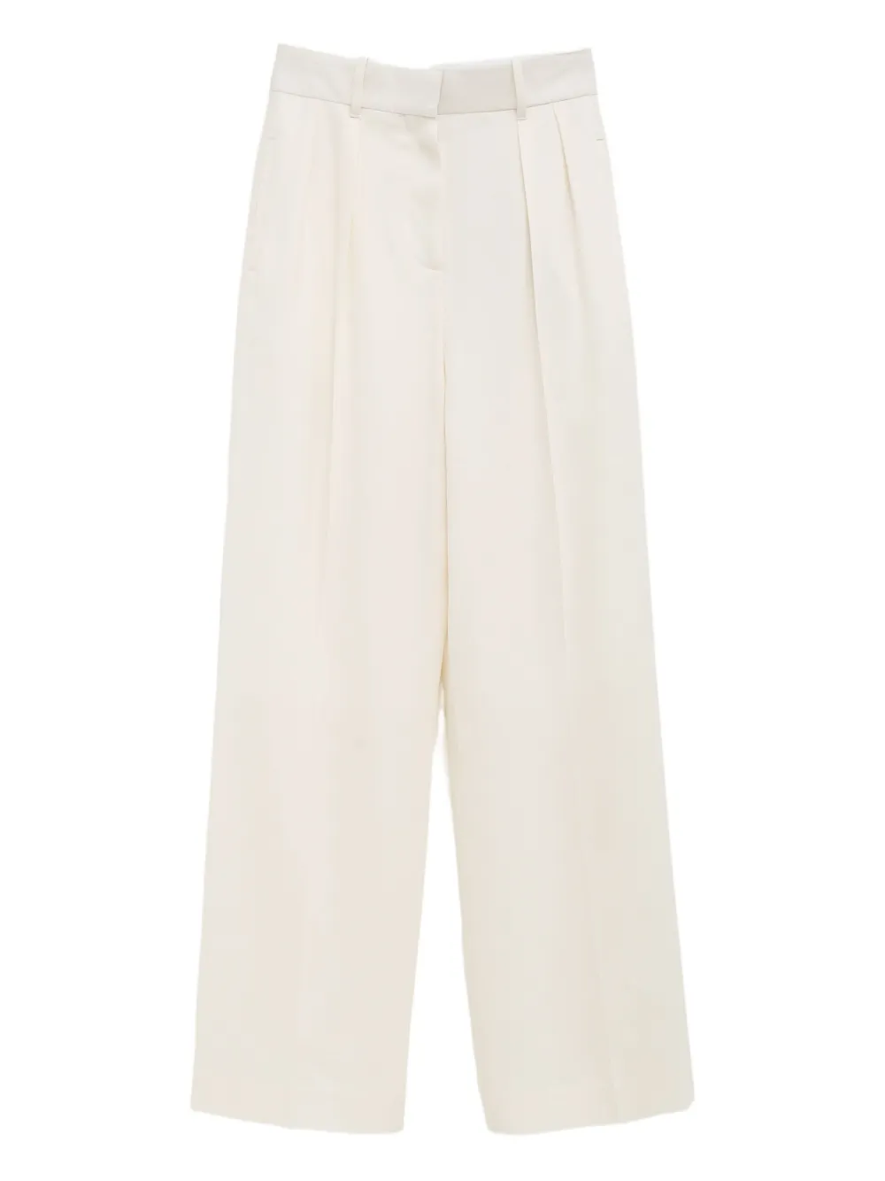 

Плиссированные брюки LOEWE, белый