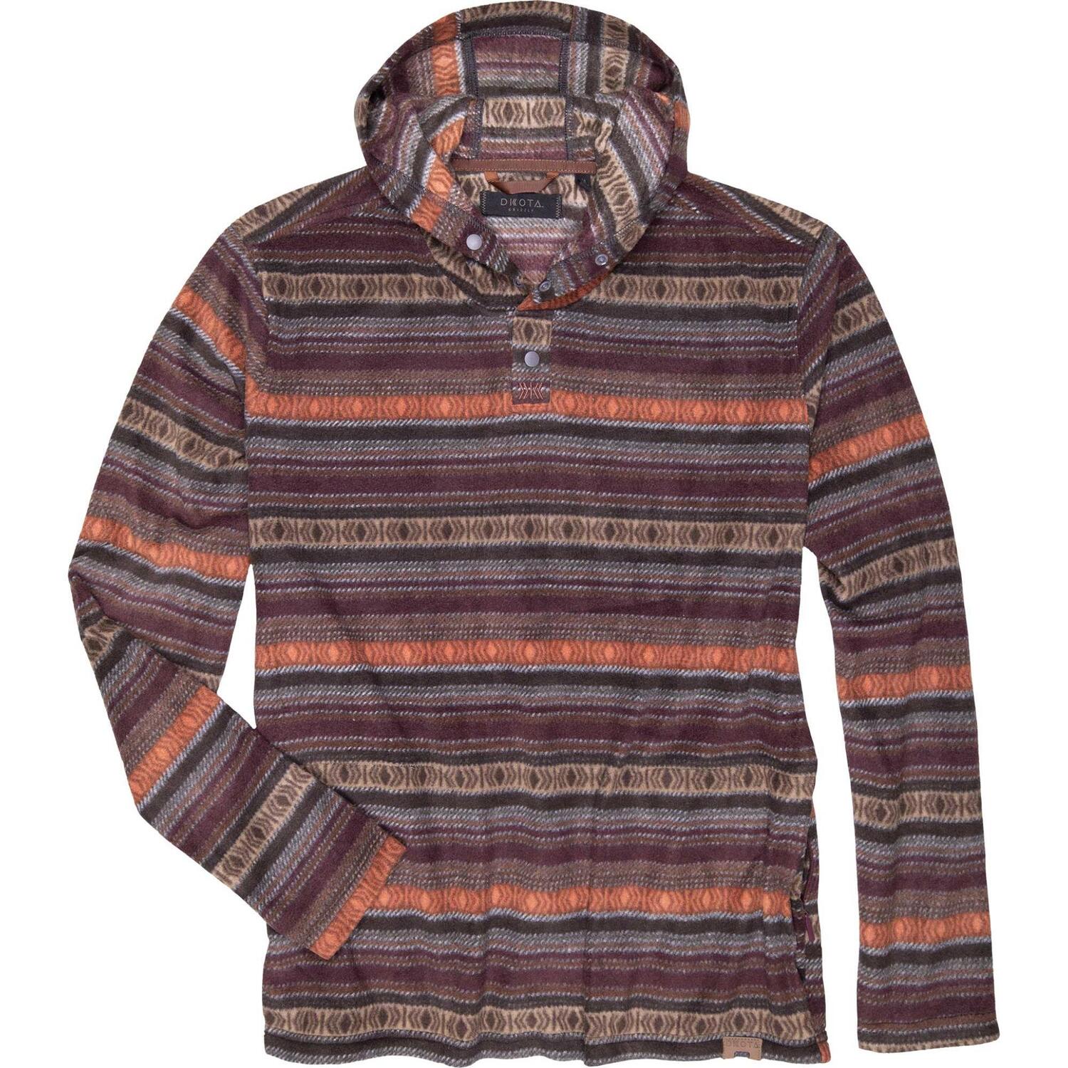 

Мужская флисовая толстовка Ollie Dakota Grizzly, Red Patterned