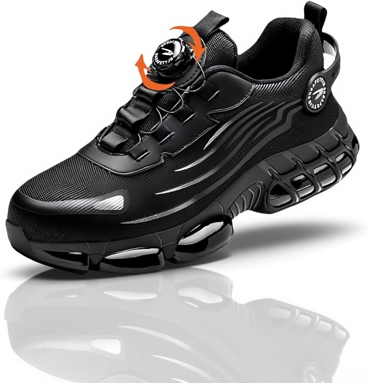 

Мужские ботинки со стальным носком для промышленного строительства Ufladi, черный