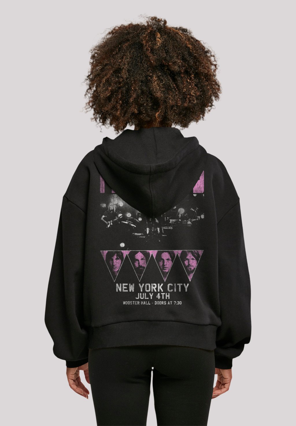 

Толстовка PINK FLOYD TOUR NYC - Hoodie F4NT4STIC, черный