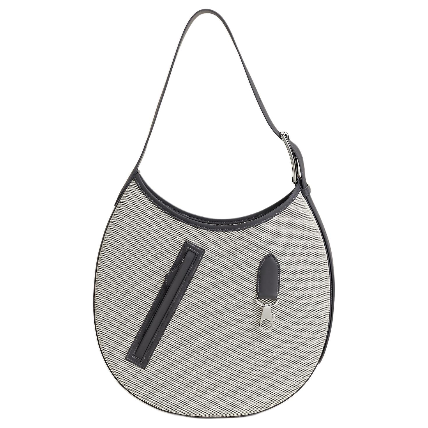 

HERMES Сумка Arcon Canvas With Swift Calfskin Crescent