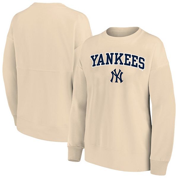 

Женский овсяный свитшот New York Yankees plus size french terry Profile