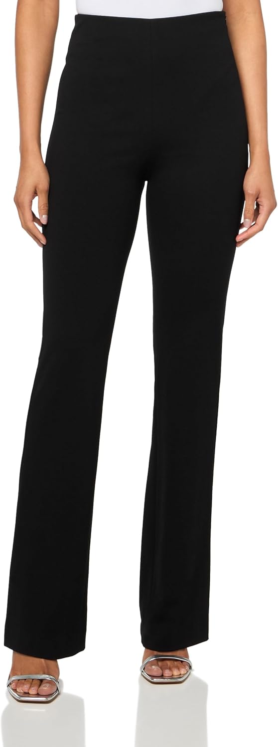 

BOSS Женские брюки Jaslim расклешенные из джерси с эластаном, Black Oil