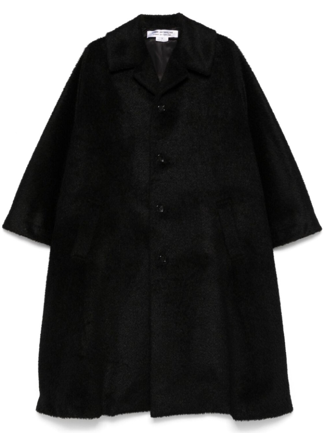 

Начесаное пальто Comme Des Garçons Comme Des Garçons, черный