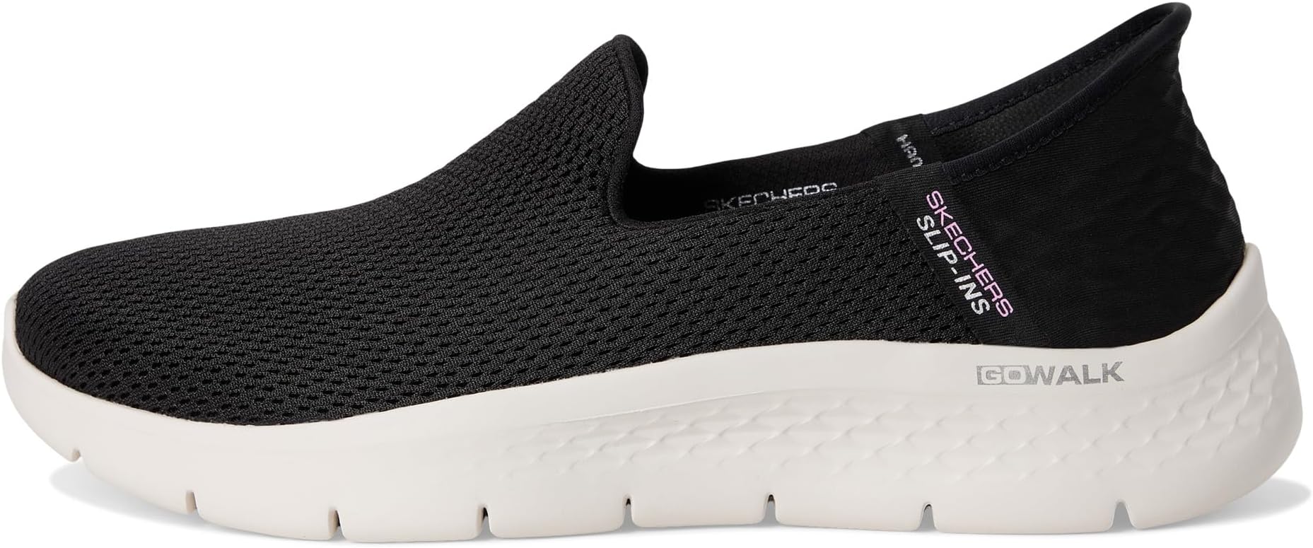 Кроссовки SKECHERS Performance Go Walk Flex Relish Hands Free Slip-Ins, цвет Black/White — фото 4