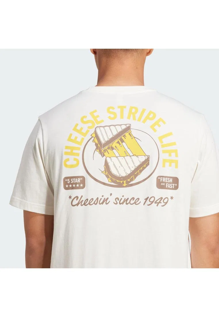 Футболка, Grilled Cheese, Food Adidas, белый — фото 4