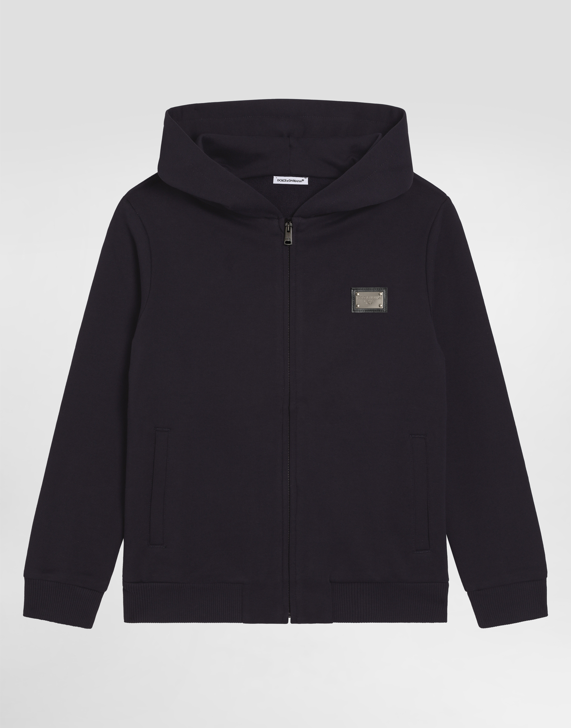 

Толстовка на молнии с нашивкой-логотипом DG Dolce&Gabbana, синий