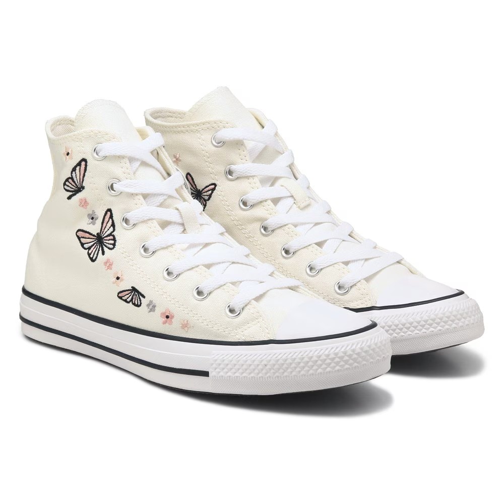 

Детские высокие кроссовки chuck taylor all star big kid Converse, белый