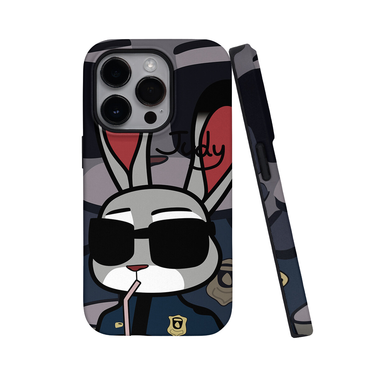 

Чехол для телефона Keshami, Sunglasses Judy Rabbit Half Pack with Magnetic