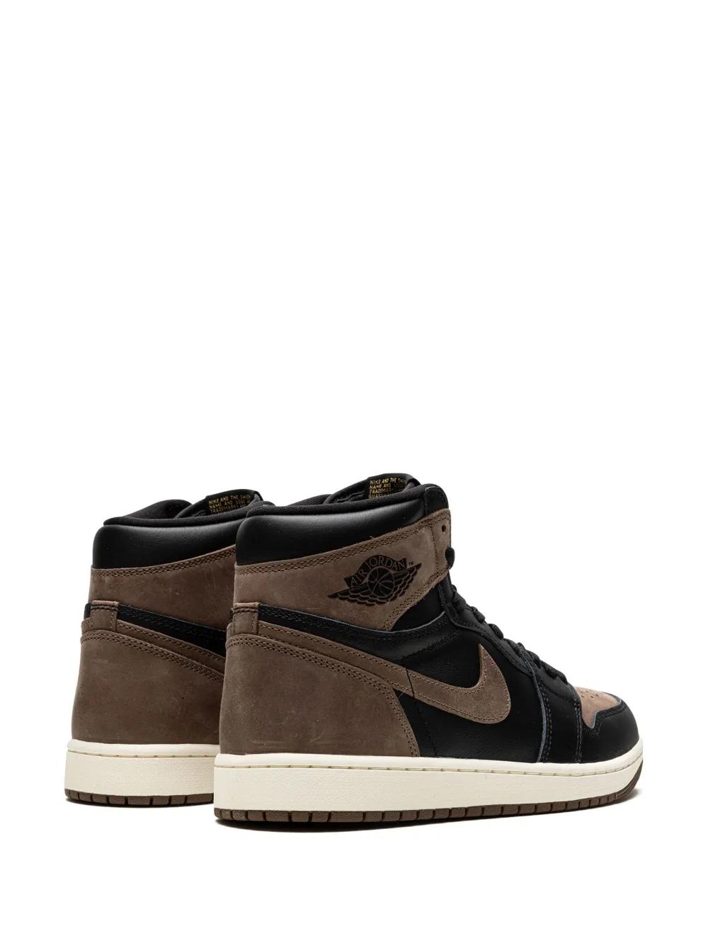 Кроссовки Air  1 Retro High OG Palomino Jordan, черный — фото 3
