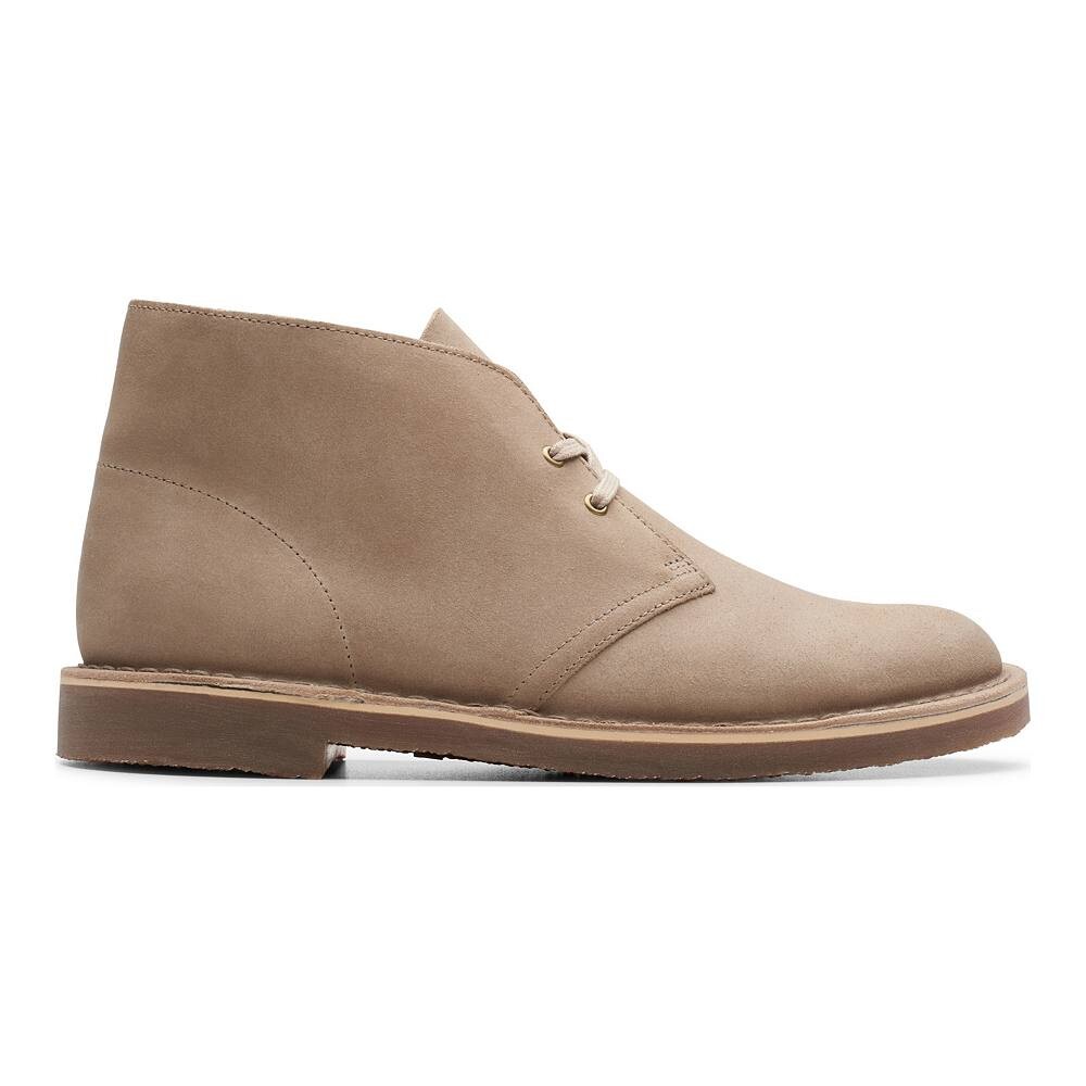 Мужские замшевые ботинки на шнуровке Clarks Shepton, цвет Beeswax — фото 2