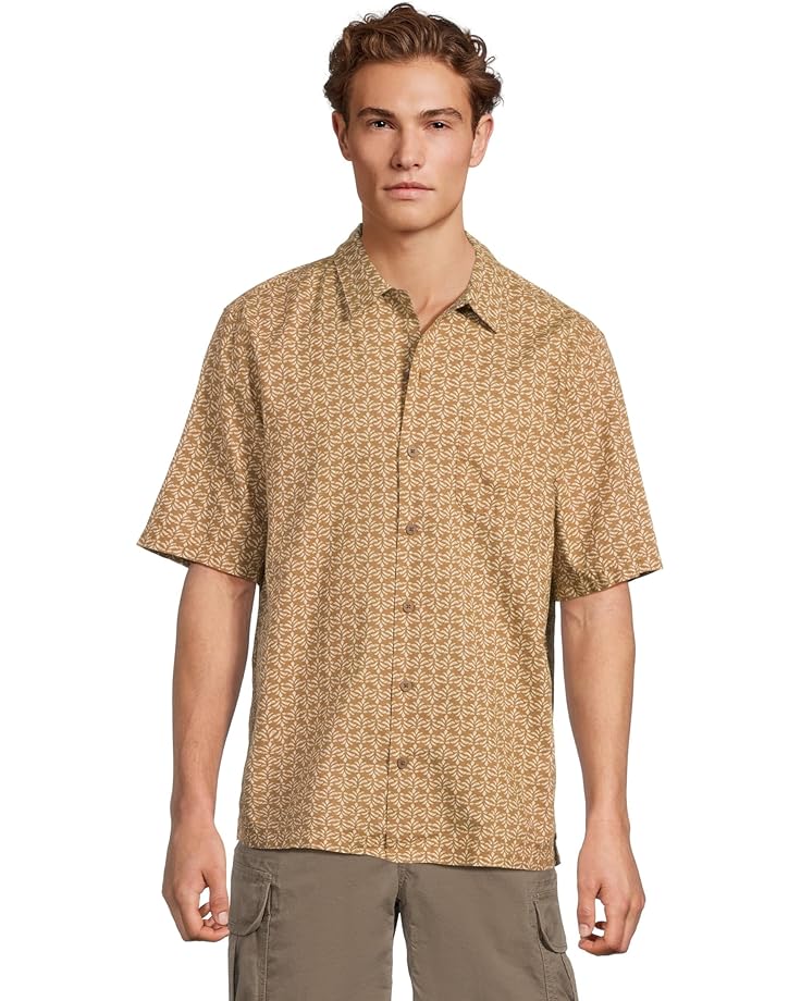 

Рубашка L.L.Bean Tropics Shirt Short, цвет Toasted Coconut Medallion