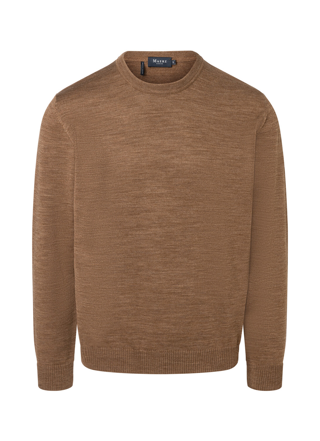 

Пуловер März Rundhals Superwash Classic Fit, цвет Karamell