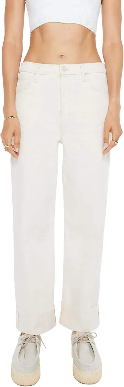 

MOTHER Женские джинсы The Spitfire с манжетой на щиколотке