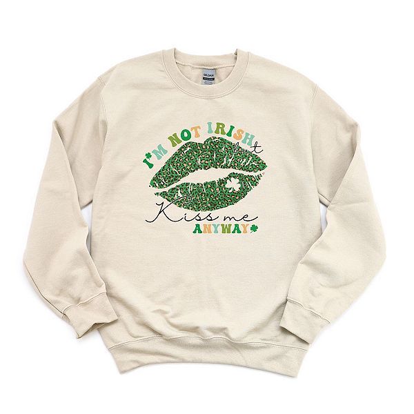 

Свитшот Kiss me anyway Simply Sage Market, Dust