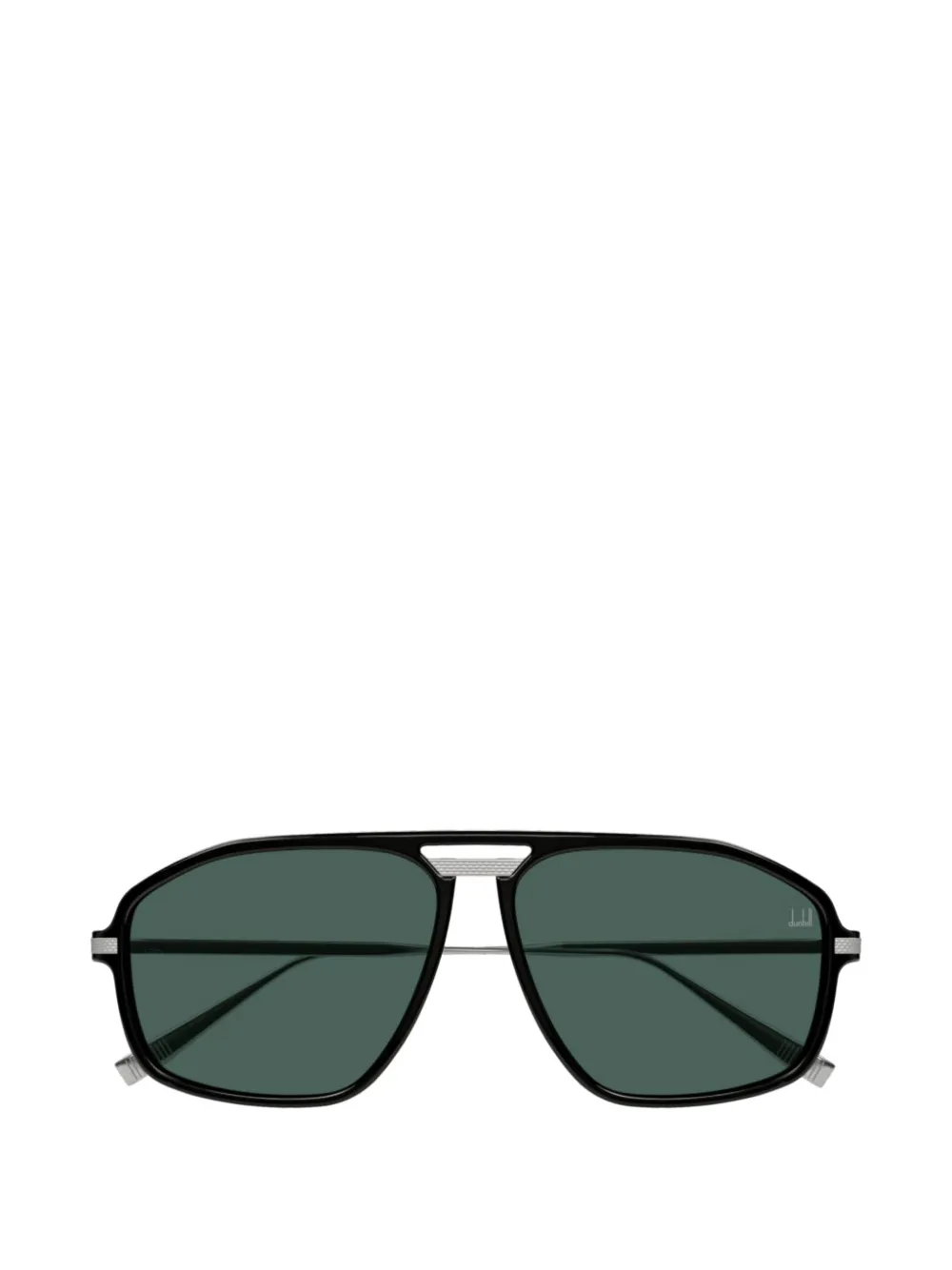 

Солнцезащитные очки с геометрической оправой Dunhill, черный