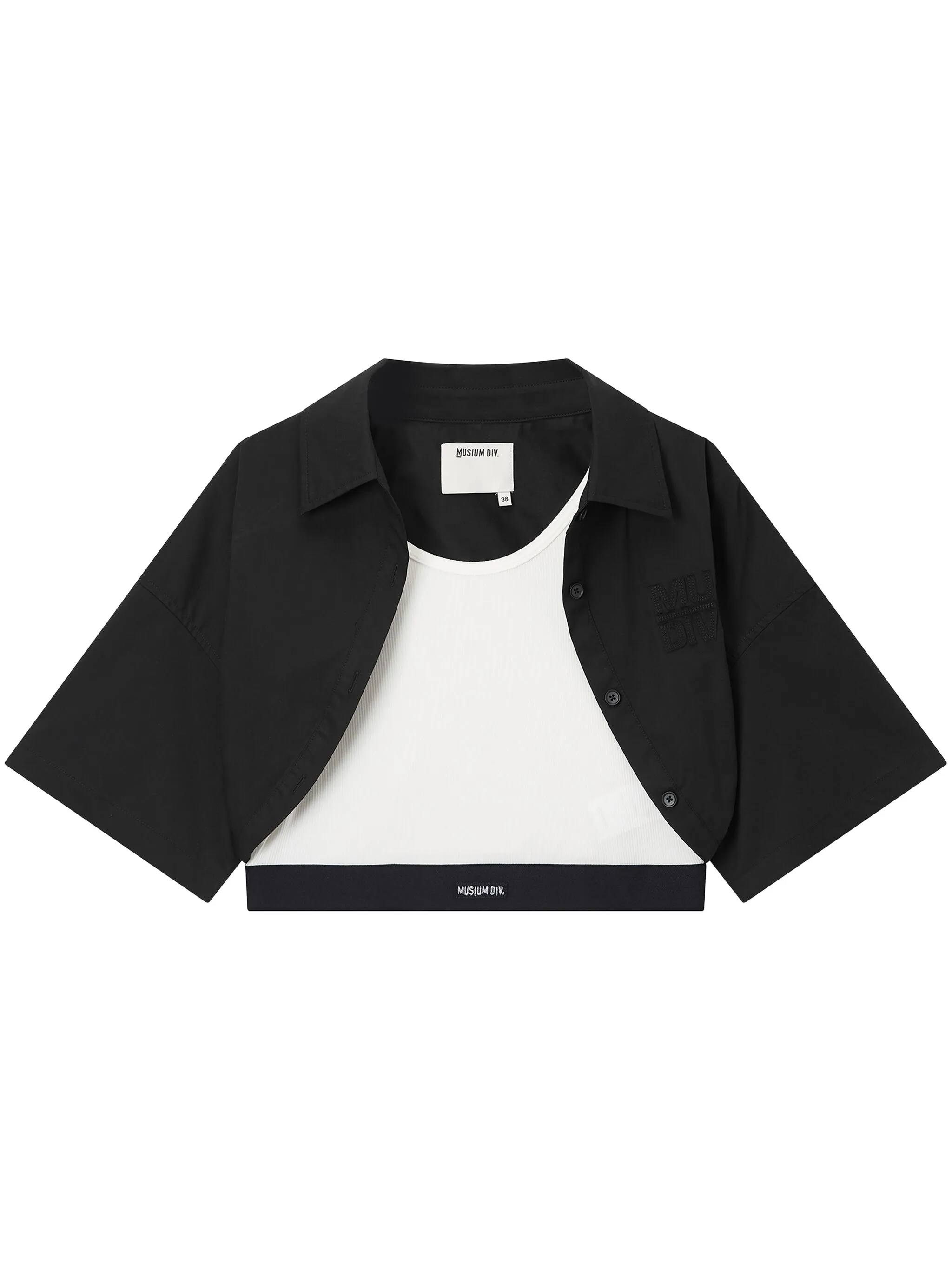 

Многослойный топ Musium Div., черный