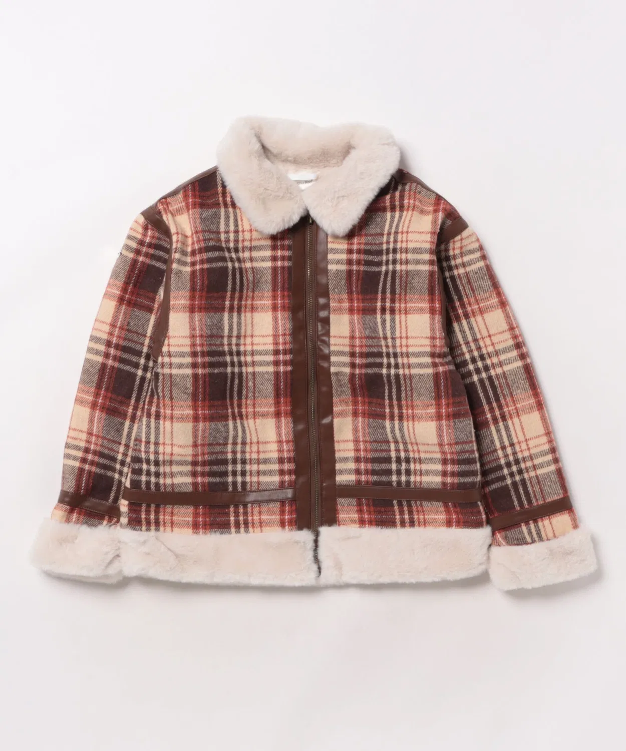 Детская куртка из искусственного меха SiShuNon Kids бежевая — фото 2