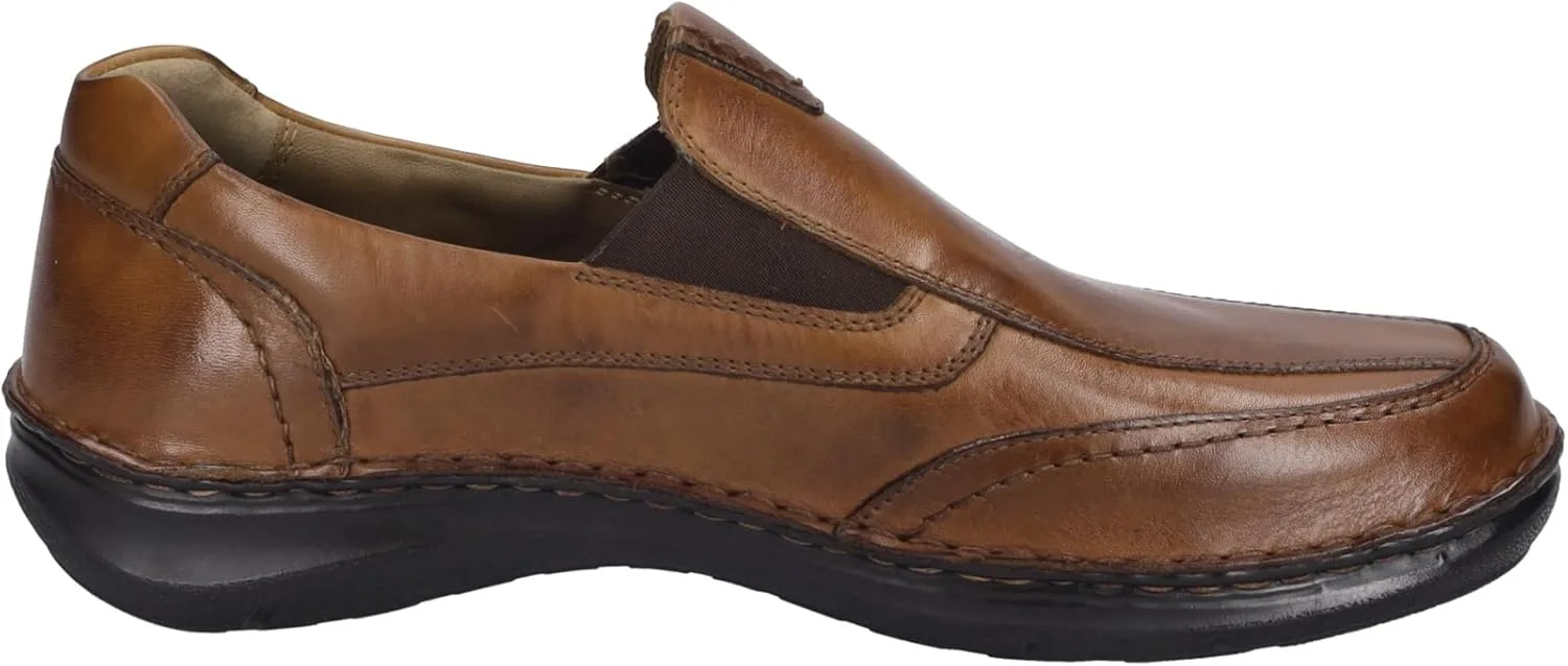 Туфли мужские Josef Seibel New Anvers 67, ширина K (очень широкая), сменная стелька, коньячный — фото 4