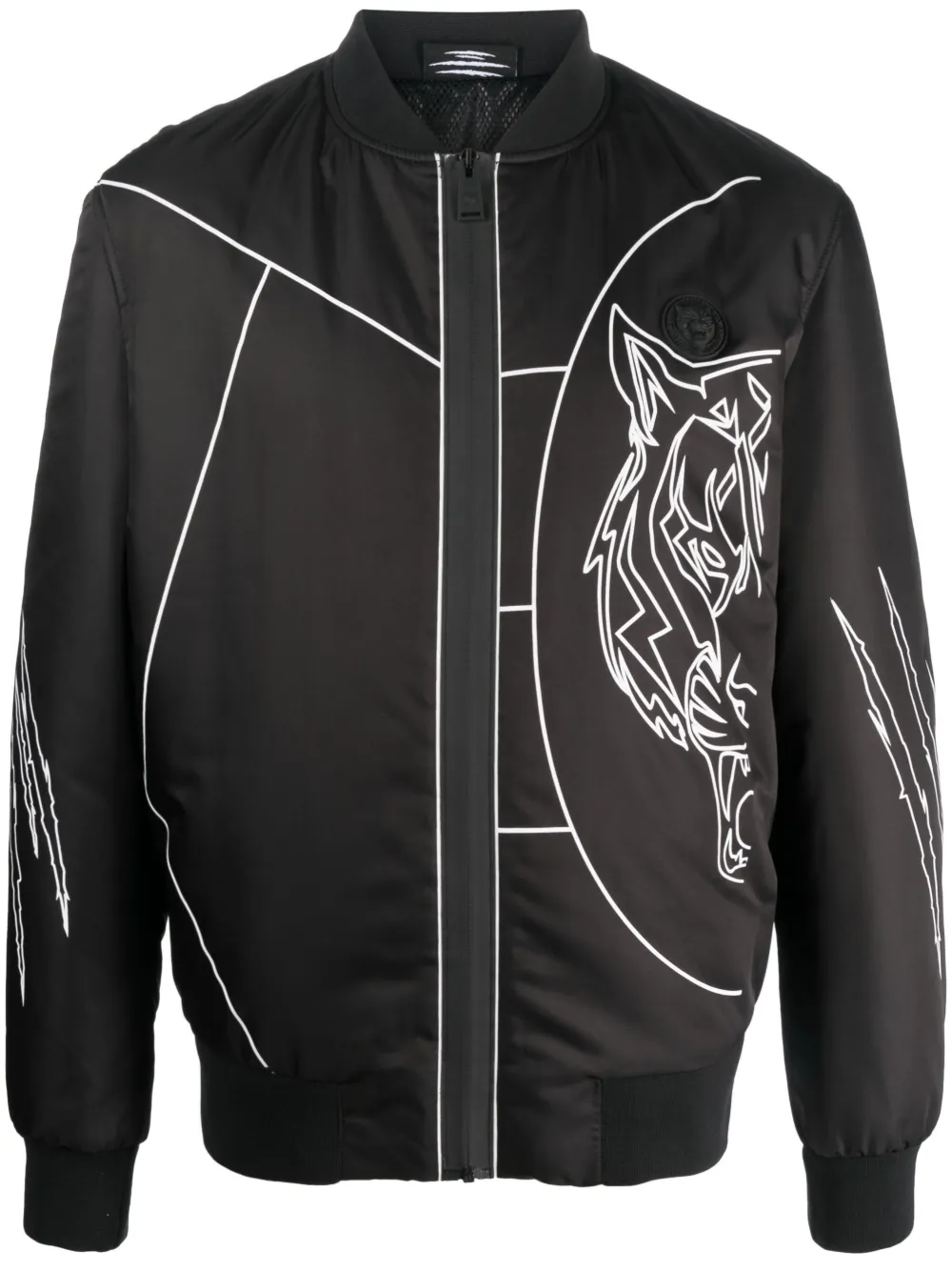 

Бомбер Tiger Court Edition Plein Sport, черный