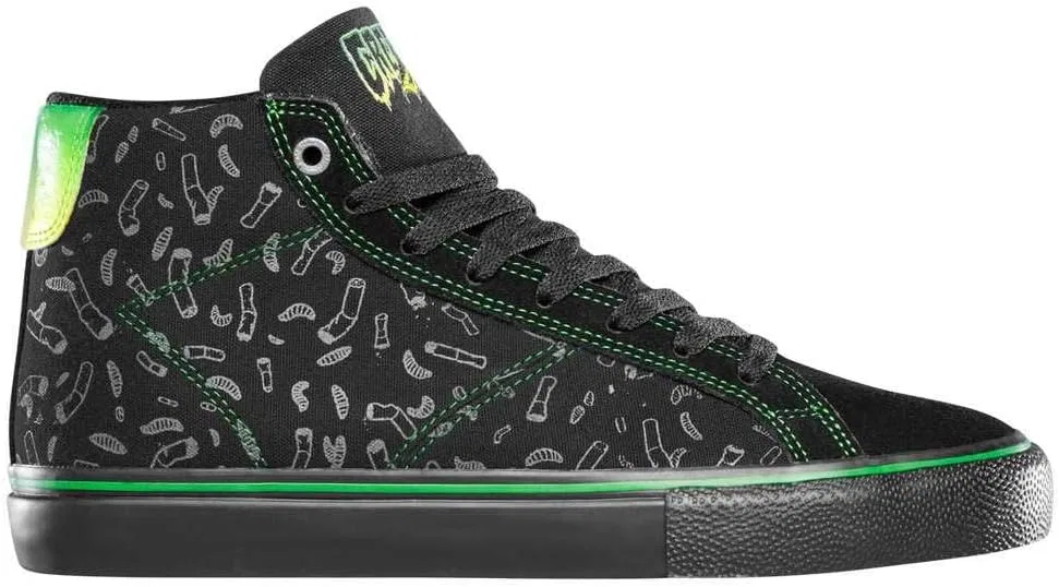 Мужские скейтбордистские кроссовки Emerica Omen Hi X Creature, Black