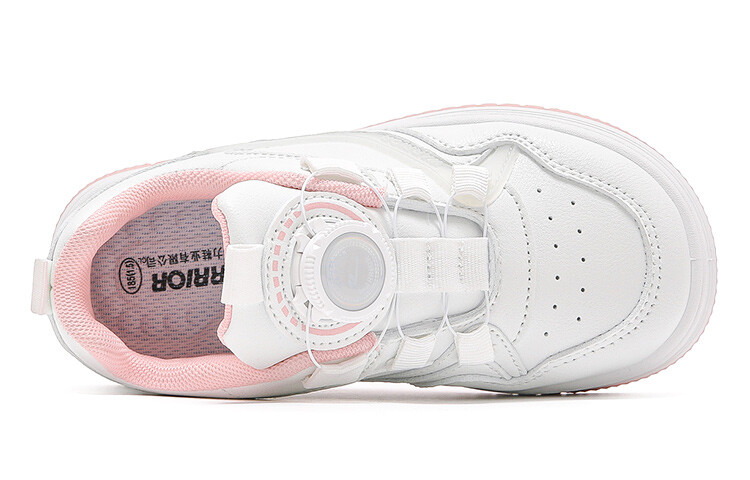 Кроссовки WARRIOR Kids Skateboarding Shoes Kids Low-top, белый — фото 3