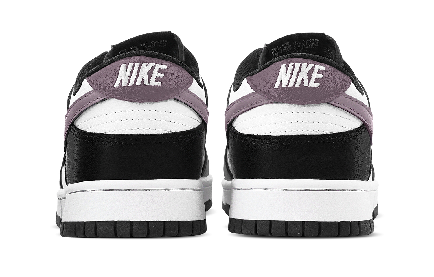 Nike Dunk Taro Puree Mochi устойчивые к истиранию низкие скейтбордские кроссовки унисекс черный белый фиолетовый, цвет Black White Purple — фото 4