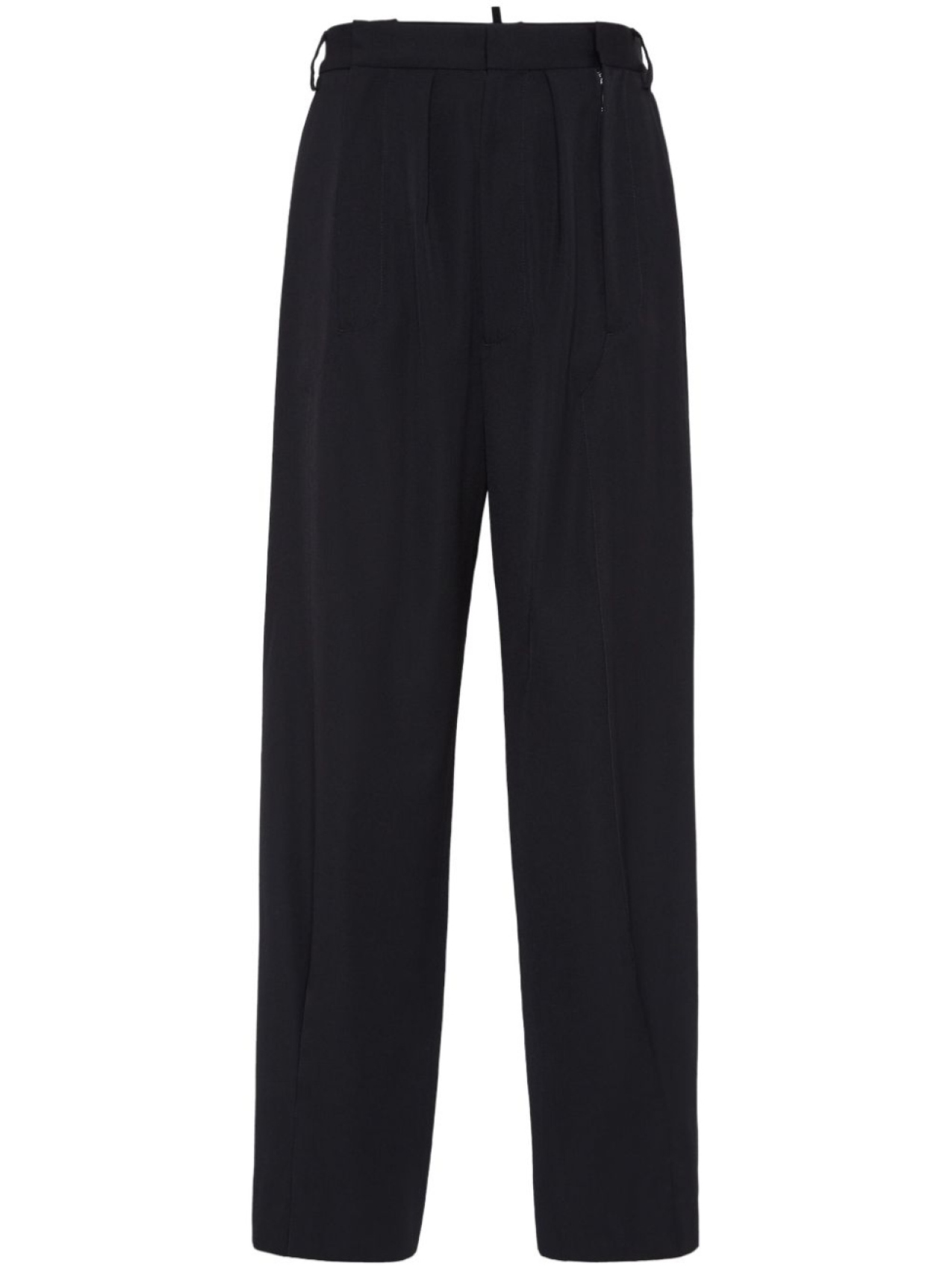 

DSQUARED2 прямые брюки из вирджинской шерсти, черный