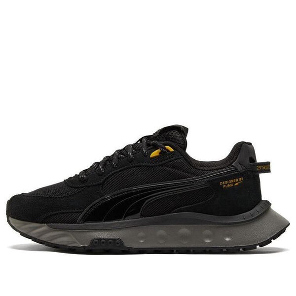 

Кроссовки neymar jr. x wild rider 'black castlerock' Puma, черный