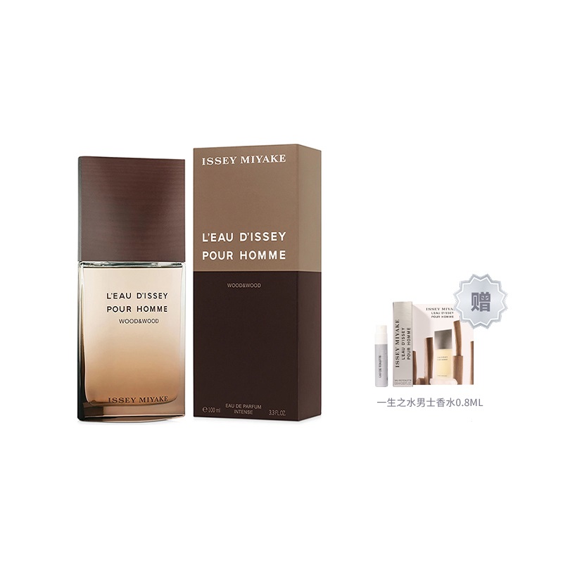 Мужской парфюм Lifetime Water Wood с древесными нотами Eau De Parfum Benzoin Cardamom 50ml/100ml ISSEY MIYAKE — фото 2