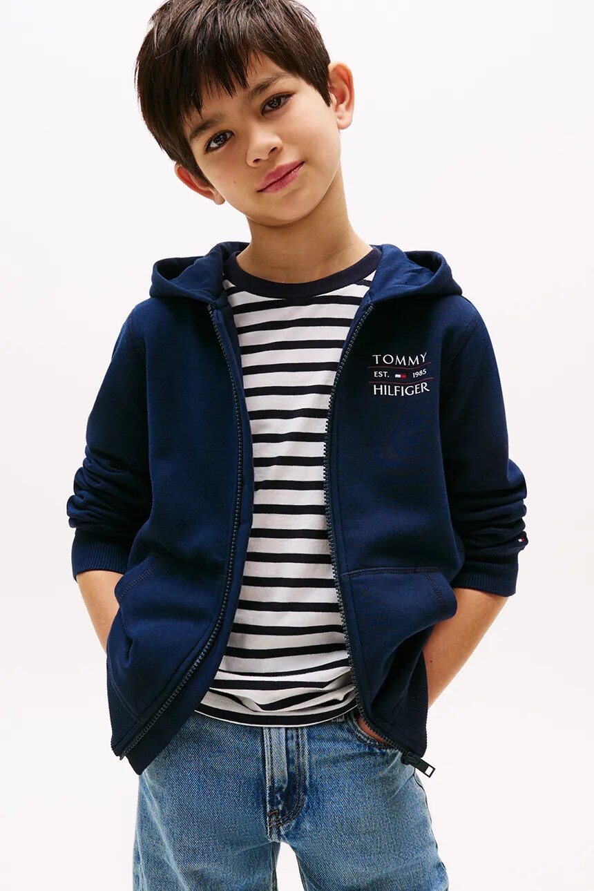 

Детская толстовка Tommy Hilfiger, темно-синий