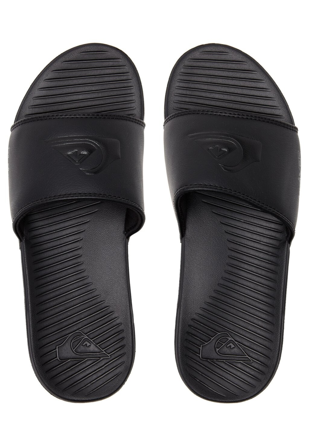 Шлепанцы BRIGHT COAST Quiksilver, цвет solid black — фото 3