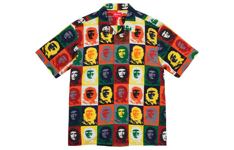 

Рубашка унисекс Supreme, черный/белый/серый