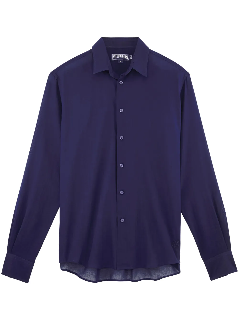 

Рубашка Caracal с вышивкой Turtle Vilebrequin, синий