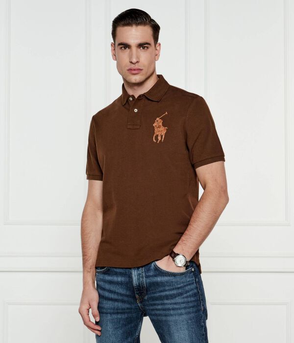

Рубашка поло Classic fit Polo Ralph Lauren, коричневый
