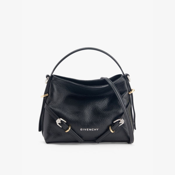 

Сумка кросс-боди Voyou nano из кожи Givenchy, черный