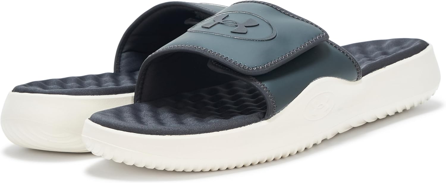 Under Armour мужские сланцы Ignite Pro 8, (022) Galaxy Black/Stone/Black — фото 3
