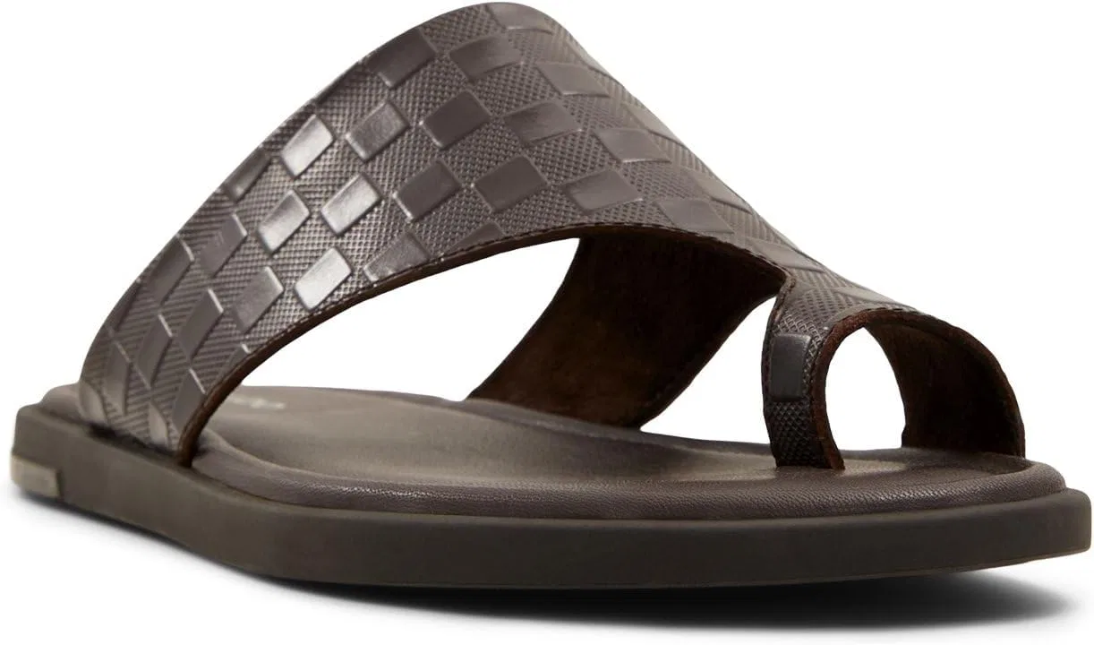 Мужские сандалии ALDO Seif на плоской подошве, Dark Brown — фото 2